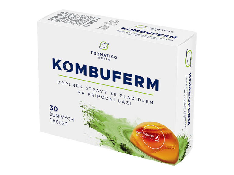 KombuFerm – šumivé probiotické kombucga tablety na podporu trávenia a imunity